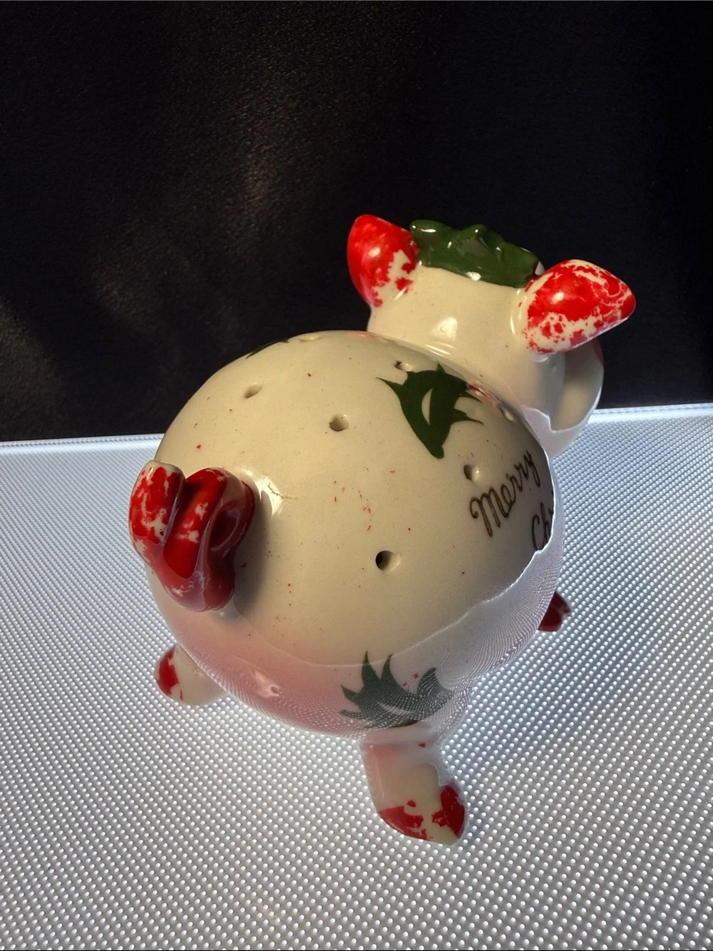Kreiss Christmas PigToothpick Holder